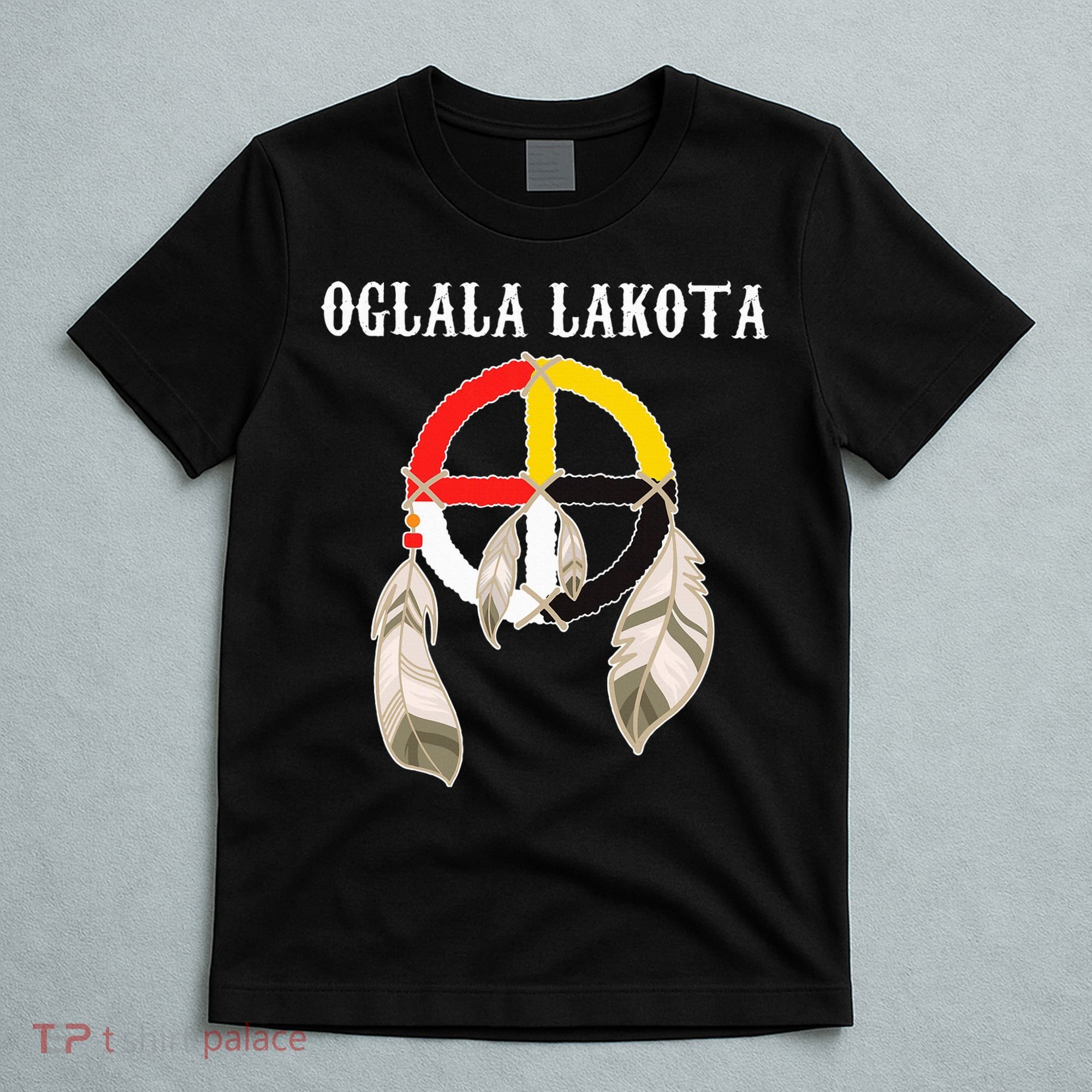 Oglala Lakota Sioux South Dakota Medicine Wheel Lakota Chief T-Shirt