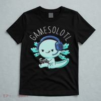 Otaku Lifestyle Threads Co. Gamesolotl Axolotl Gamer Anime Gifts Kawaii T-Shirt thumb 5