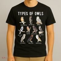 Owl Lover Types Of Owls Owls Of World Owl T-Shirt thumb 3