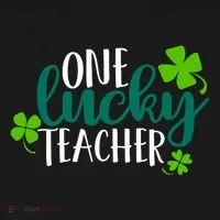 One Lucky Teacher St Patrick's Day Bucket Hat thumb 4