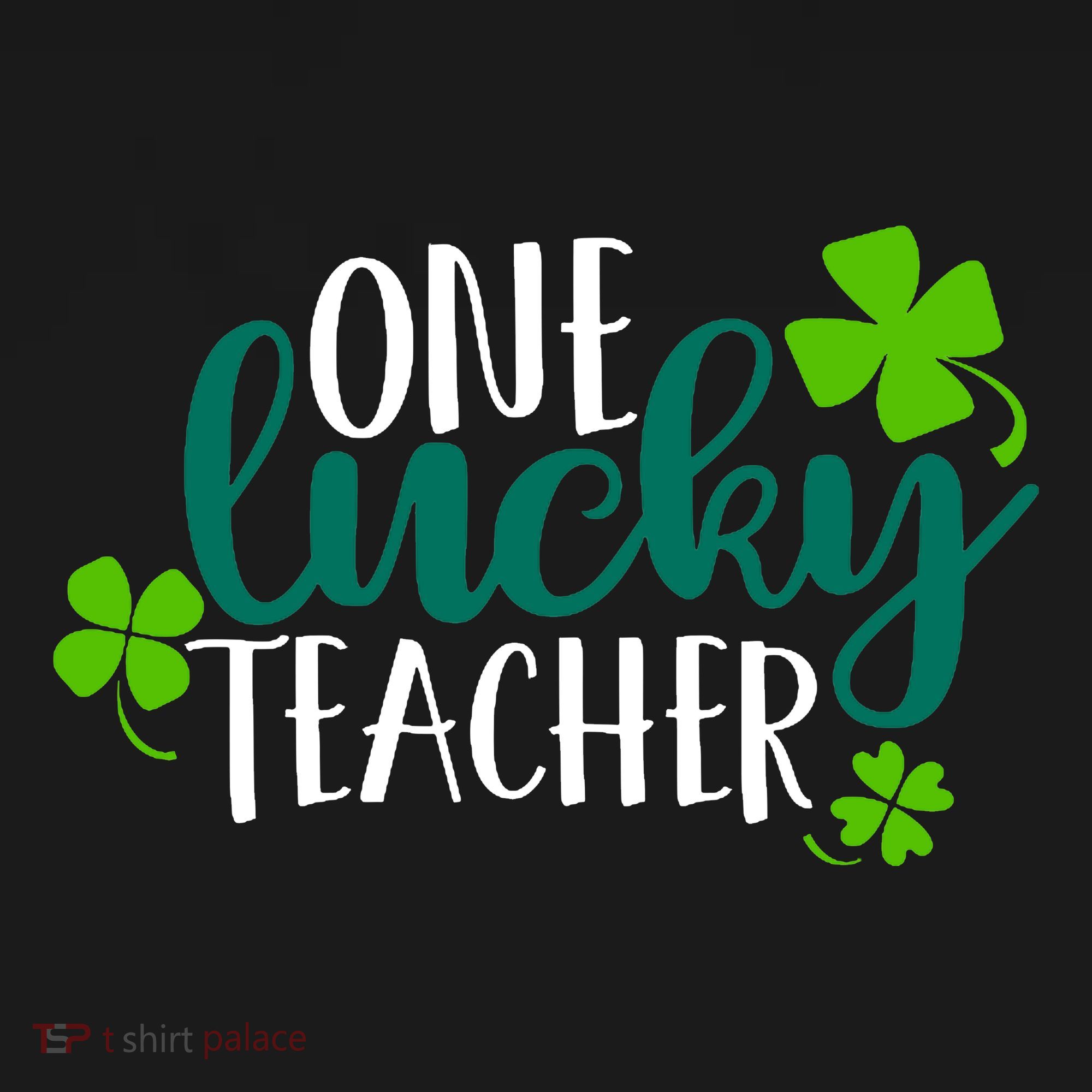 One Lucky Teacher St Patrick's Day Polo