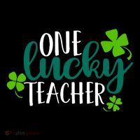 One Lucky Teacher St Patrick's Day Women's Hoodie thumb 2