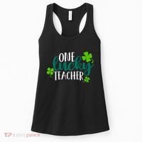 One Lucky Teacher St Patrick's Day Women's Tank Top thumb 0