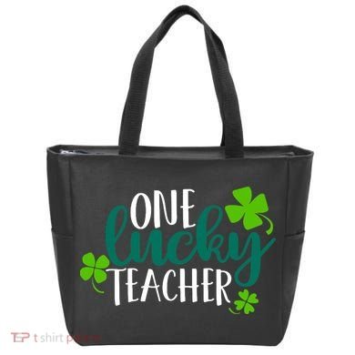 One Lucky Teacher St Patrick's Day Tote Bag
