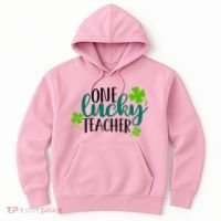 One Lucky Teacher St Patrick's Day Hoodie thumb 0
