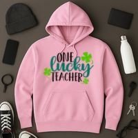 One Lucky Teacher St Patrick's Day Hoodie thumb 3