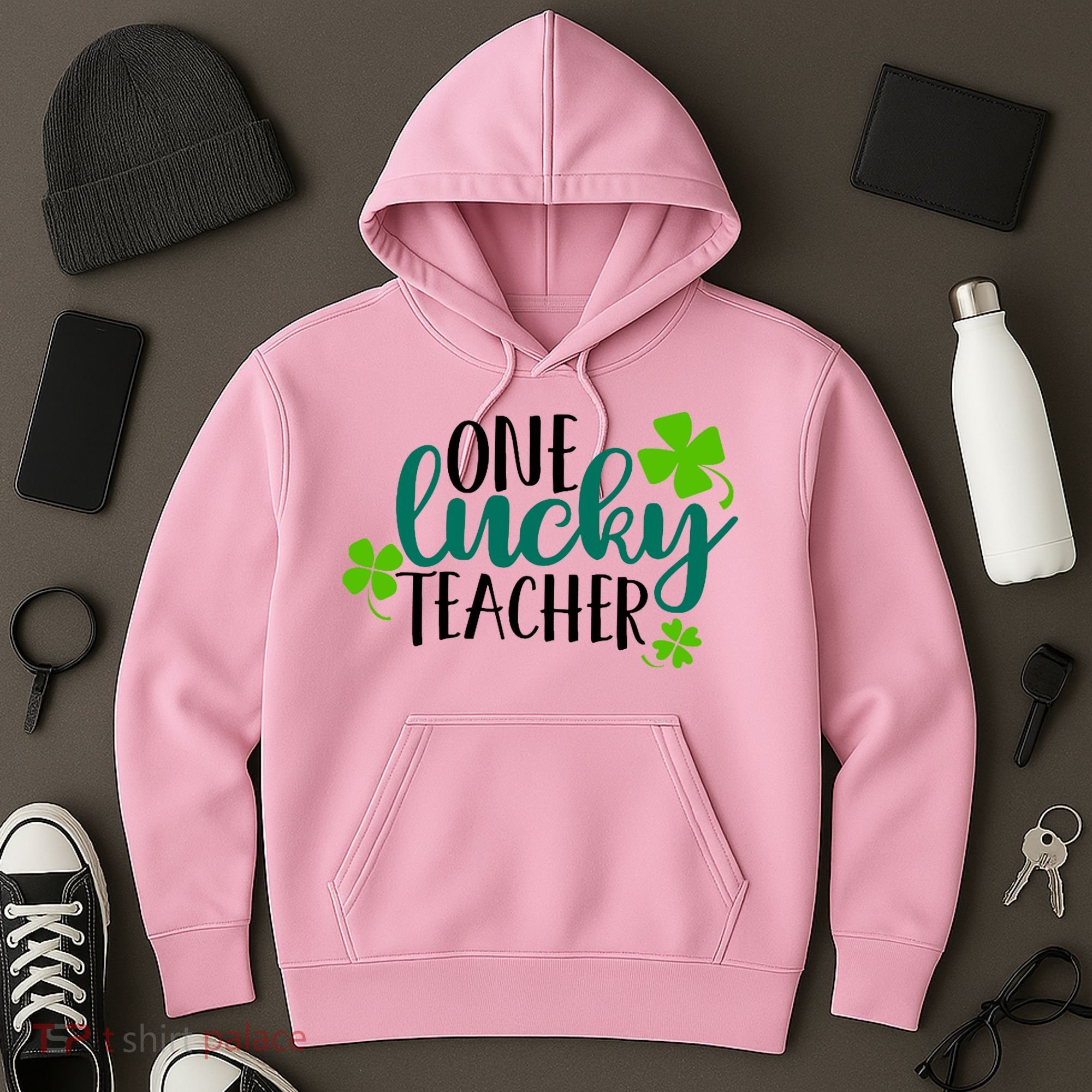 One Lucky Teacher St Patrick's Day Hoodie