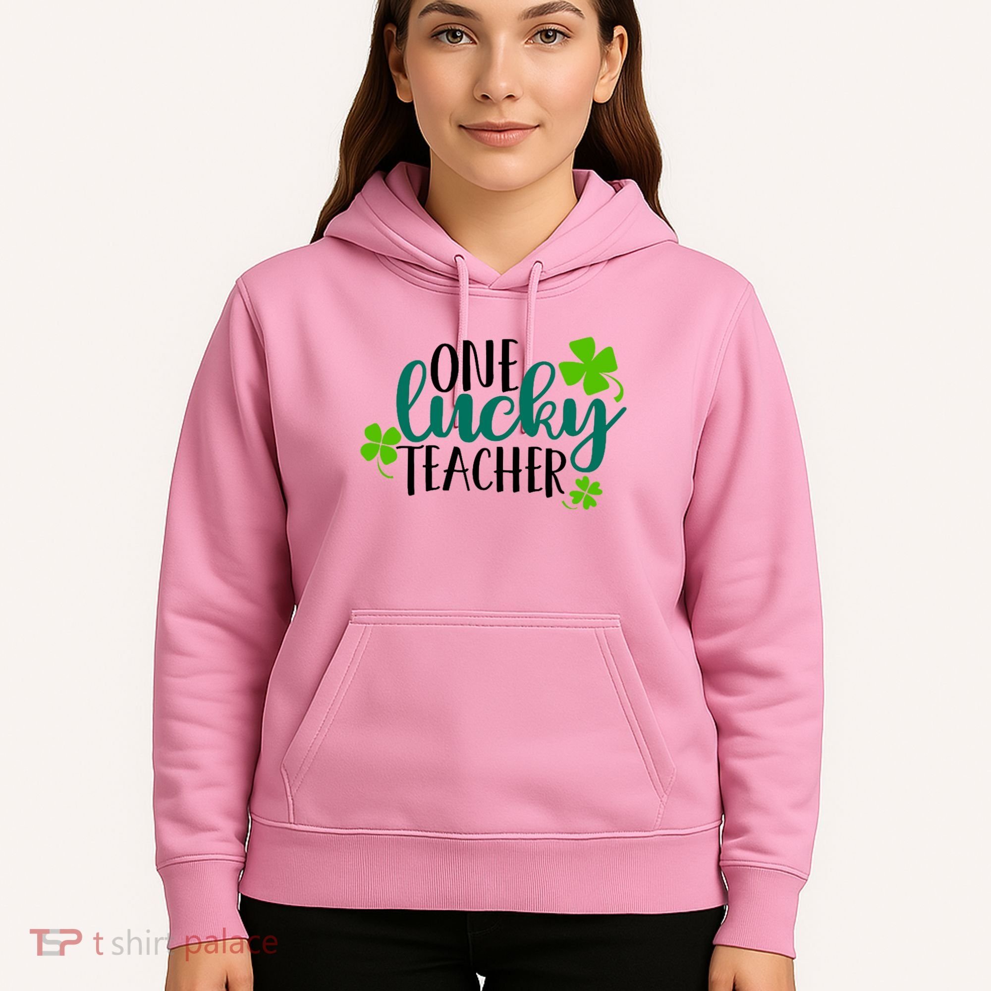 One Lucky Teacher St Patrick's Day Hoodie