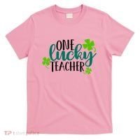 One Lucky Teacher St Patrick's Day T-Shirt thumb 0