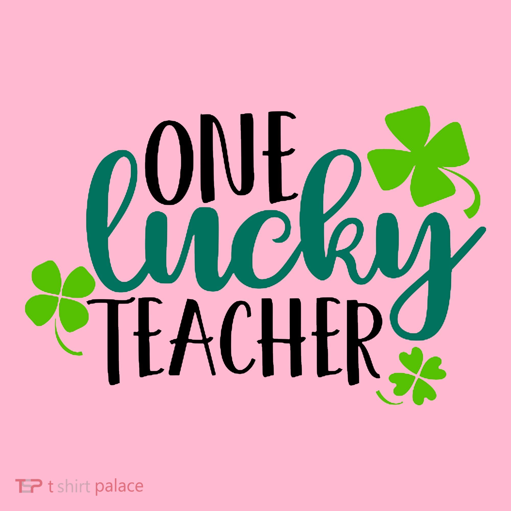 One Lucky Teacher St Patrick's Day Button