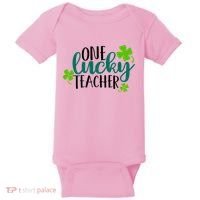 One Lucky Teacher St Patrick's Day Baby Bodysuit thumb 0