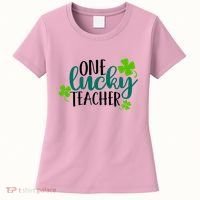 One Lucky Teacher St Patrick's Day Women's T-Shirt thumb 0