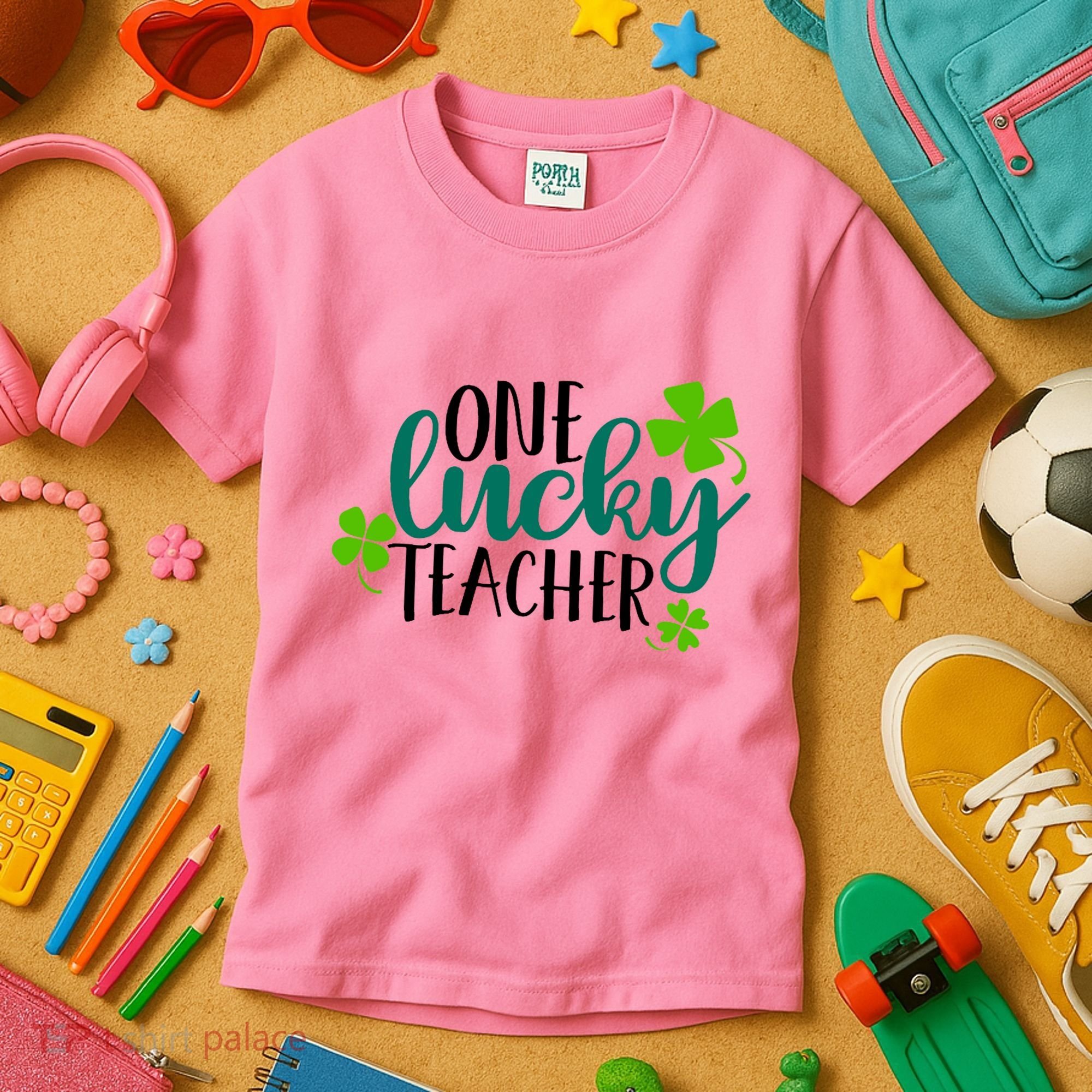 One Lucky Teacher St Patrick's Day Kids T-Shirt