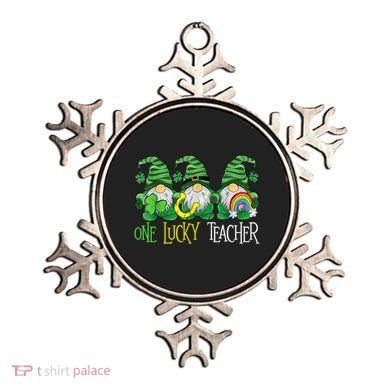 One Lucky Teacher Gnome St Patrick's Day Ornament