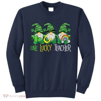 One Lucky Teacher Gnome St Patrick's Day Sweatshirt