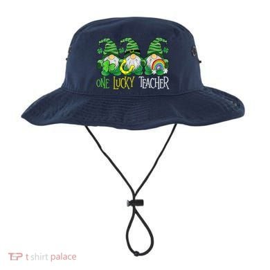 One Lucky Teacher Gnome St Patrick's Day Bucket Hat