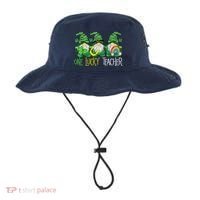One Lucky Teacher Gnome St Patrick's Day Bucket Hat thumb 0