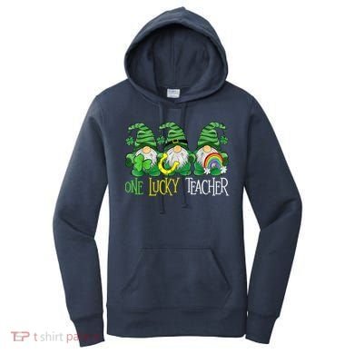 One Lucky Teacher Gnome St Patrick's Day Women's Hoodie