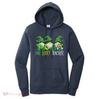 One Lucky Teacher Gnome St Patrick's Day Women's Hoodie thumb 0
