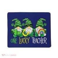 One Lucky Teacher Gnome St Patrick's Day Mousepad thumb 0