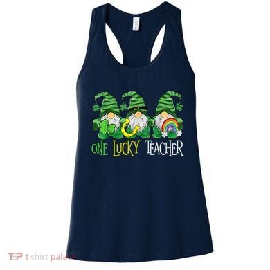 One Lucky Teacher Gnome St Patrick's Day Women's Tank Top