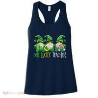 One Lucky Teacher Gnome St Patrick's Day Women's Tank Top thumb 0