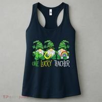 One Lucky Teacher Gnome St Patrick's Day Women's Tank Top thumb 3