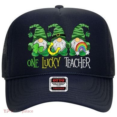 One Lucky Teacher Gnome St Patrick's Day Hat