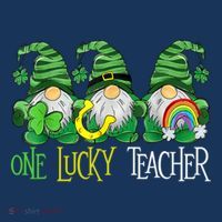 One Lucky Teacher Gnome St Patrick's Day Toddler Hoodie thumb 2
