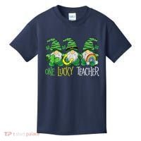 One Lucky Teacher Gnome St Patrick's Day Kids T-Shirt thumb 0
