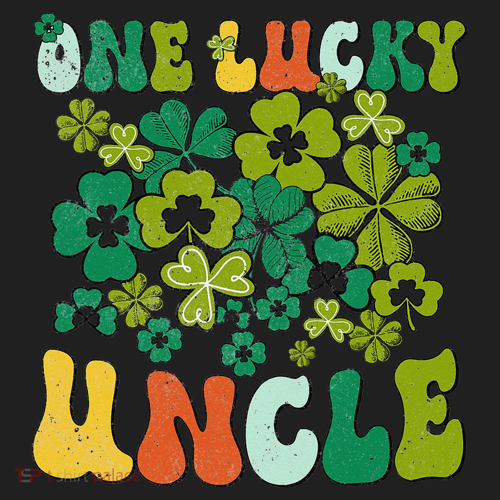 One Lucky Uncle Happy St Patrick's Day Irish Family Women's Sweatshirt
