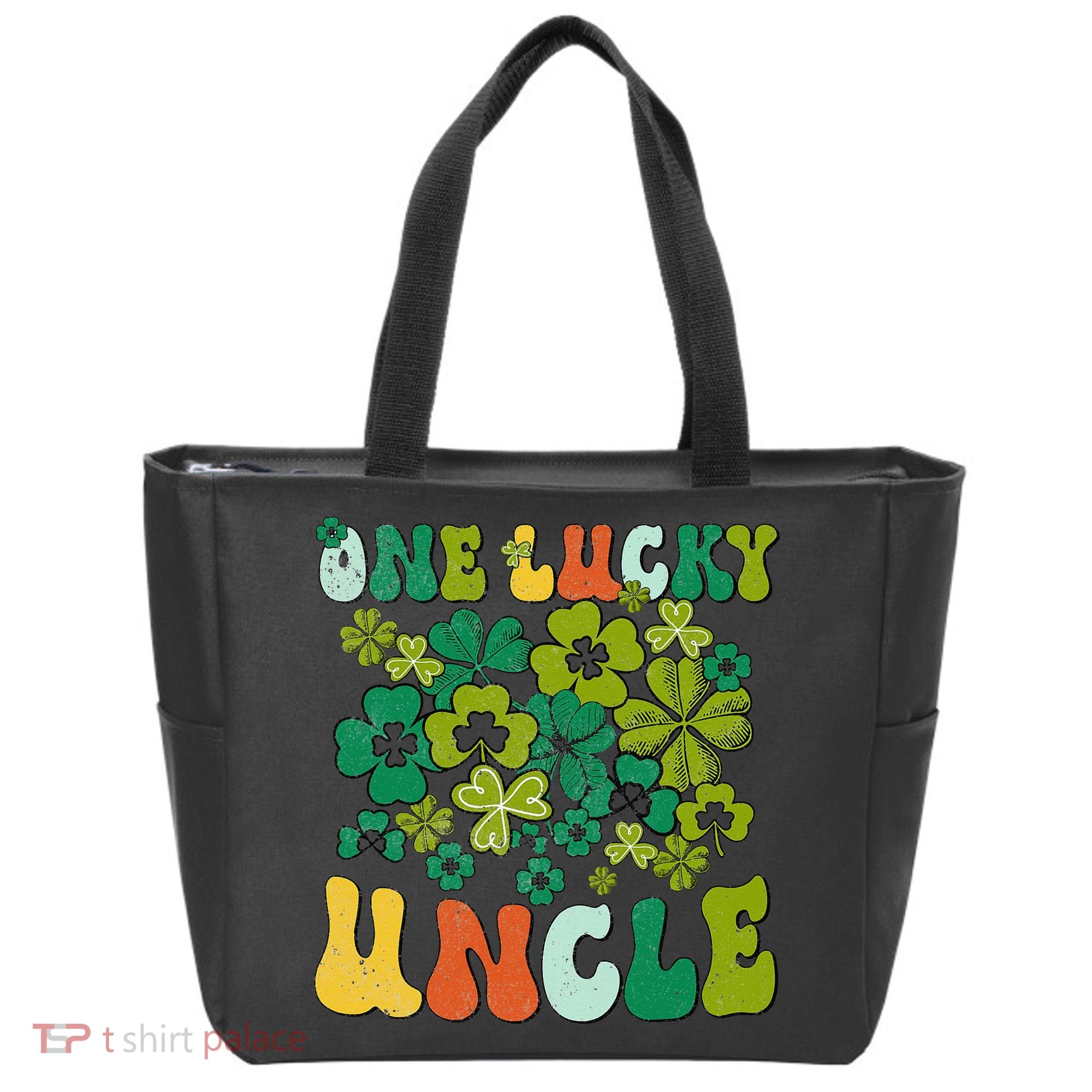 One Lucky Uncle Happy St Patrick's Day Irish Family Tote Bag