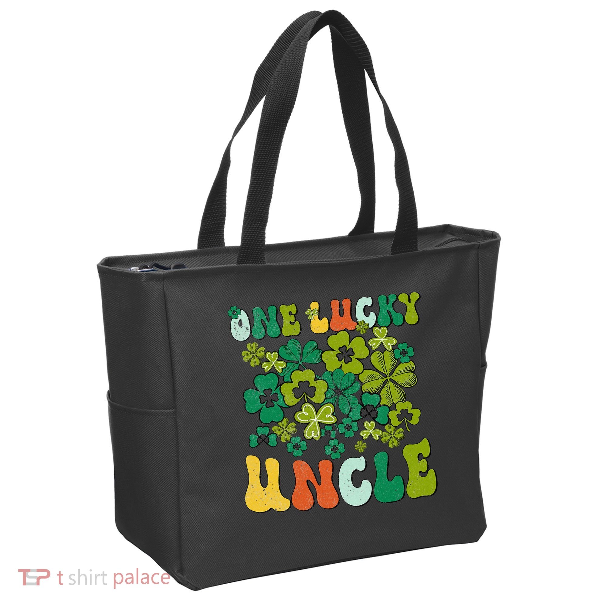 One Lucky Uncle Happy St Patrick's Day Irish Family Tote Bag