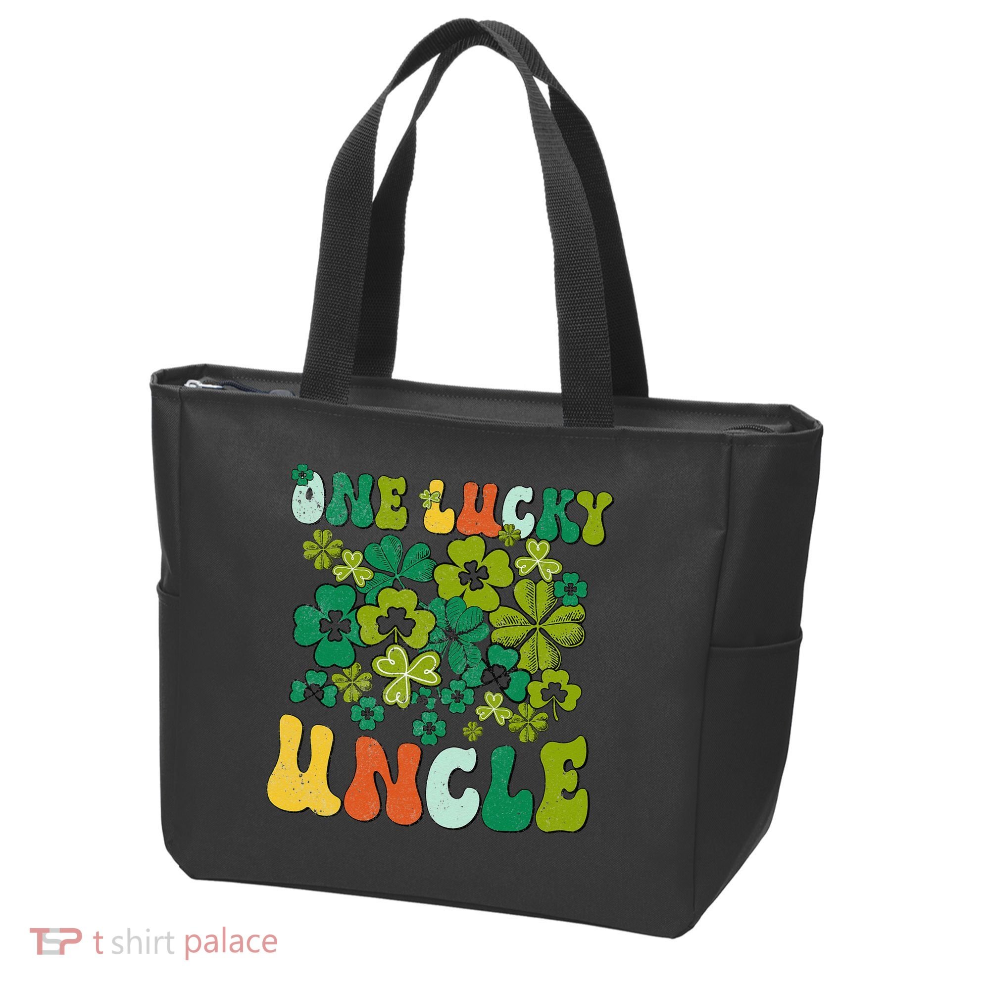 One Lucky Uncle Happy St Patrick's Day Irish Family Tote Bag