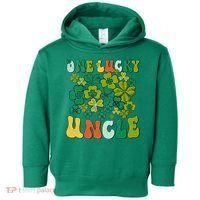 One Lucky Uncle Happy St Patrick's Day Irish Family Toddler Hoodie thumb 0