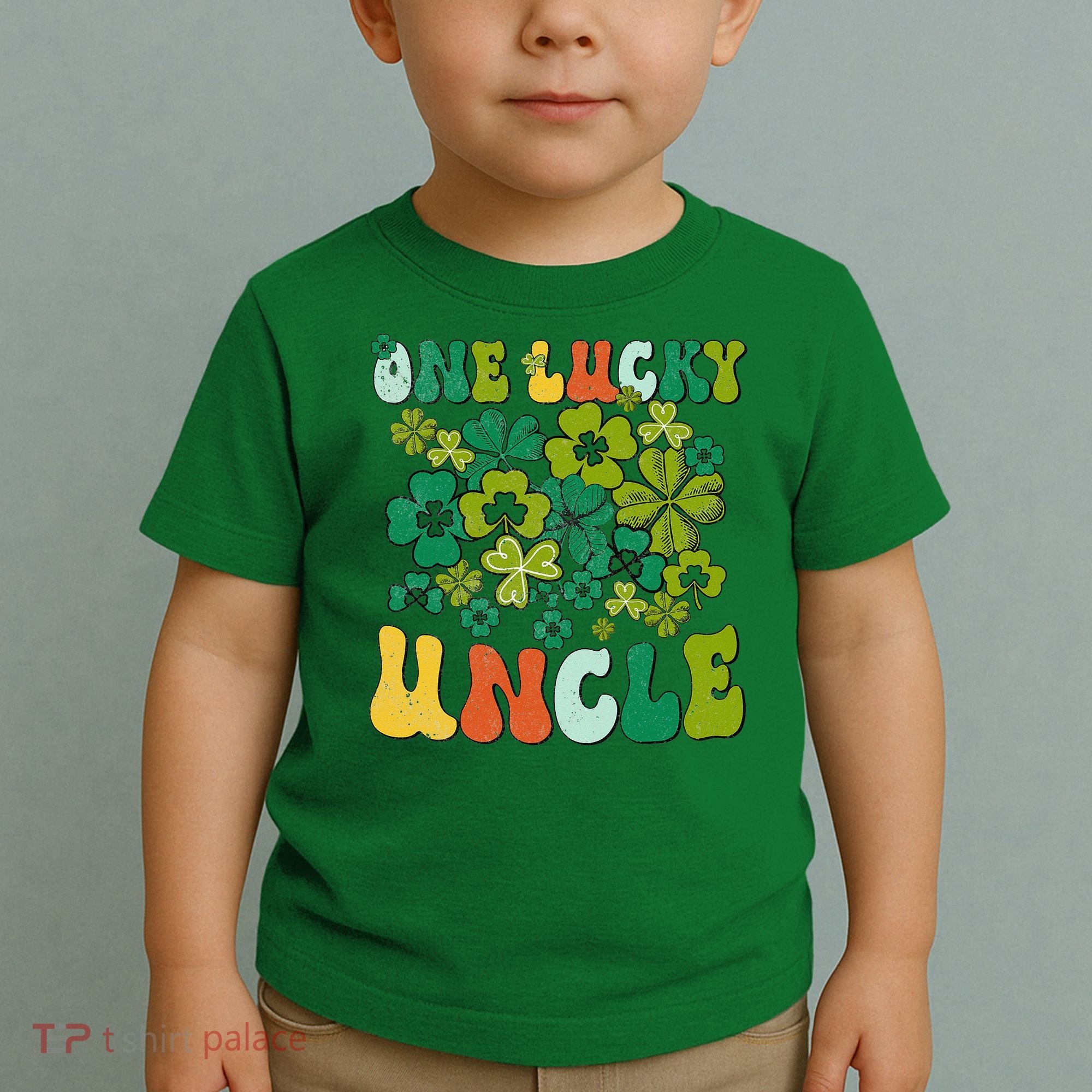 One Lucky Uncle Happy St Patrick's Day Irish Family Toddler T-Shirt
