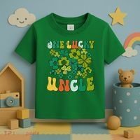 One Lucky Uncle Happy St Patrick's Day Irish Family Toddler T-Shirt thumb 3