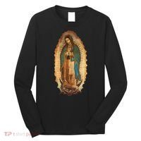 Our Lady Virgen De Guadalupe Virgin Mary Long Sleeve Shirt thumb 0