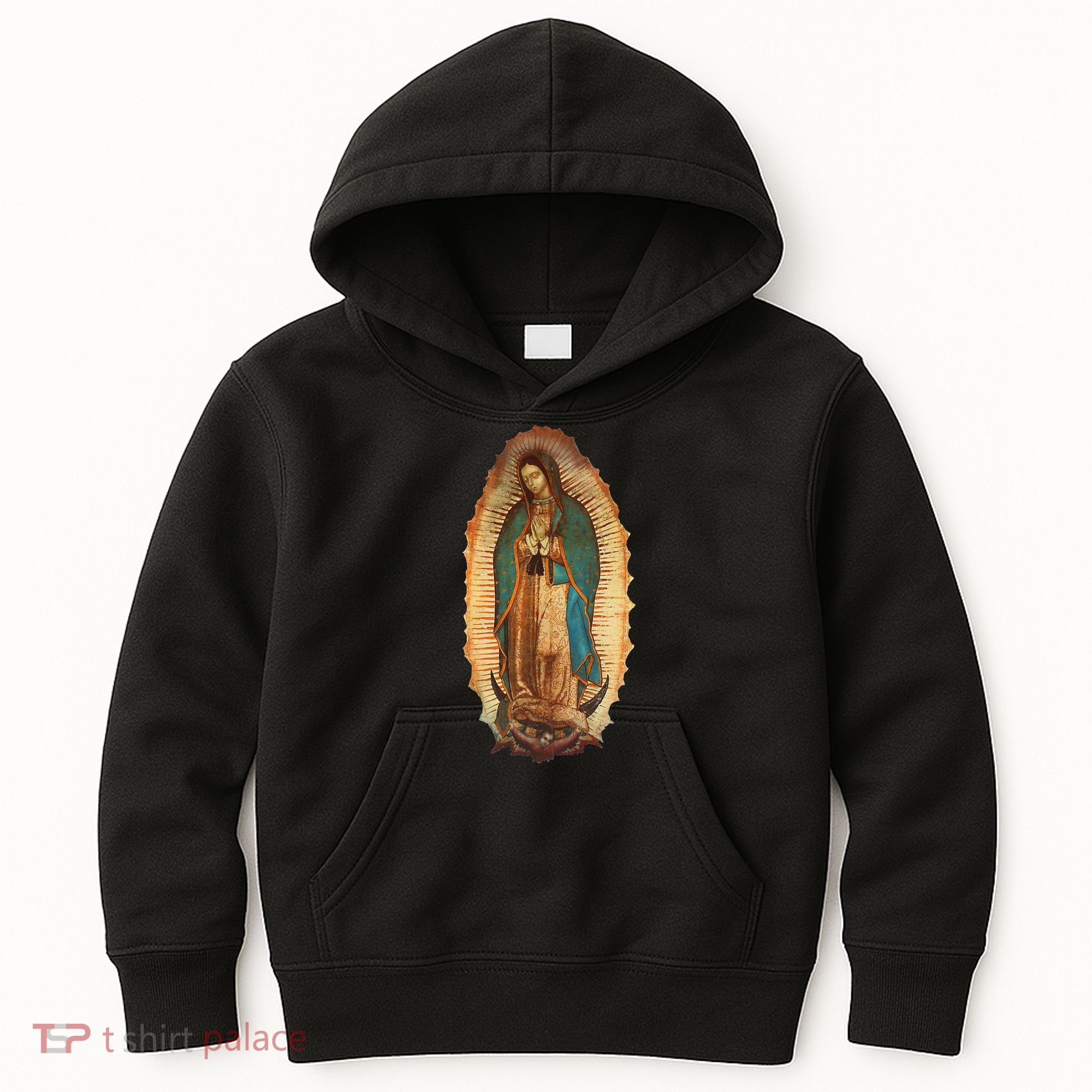 Our Lady Virgen De Guadalupe Virgin Mary Kids Hoodie