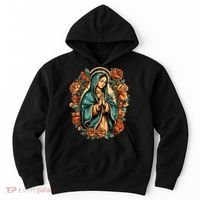 Our Lady Virgen De Guadalupe Virgin Mary Catholic Saint Art Hoodie thumb 0