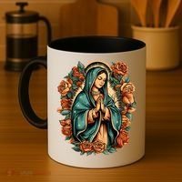 Our Lady Virgen De Guadalupe Virgin Mary Catholic Saint Art Coffee Mug thumb 4