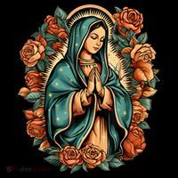 Our Lady Virgen De Guadalupe Virgin Mary Catholic Saint Art Coffee Mug thumb 5
