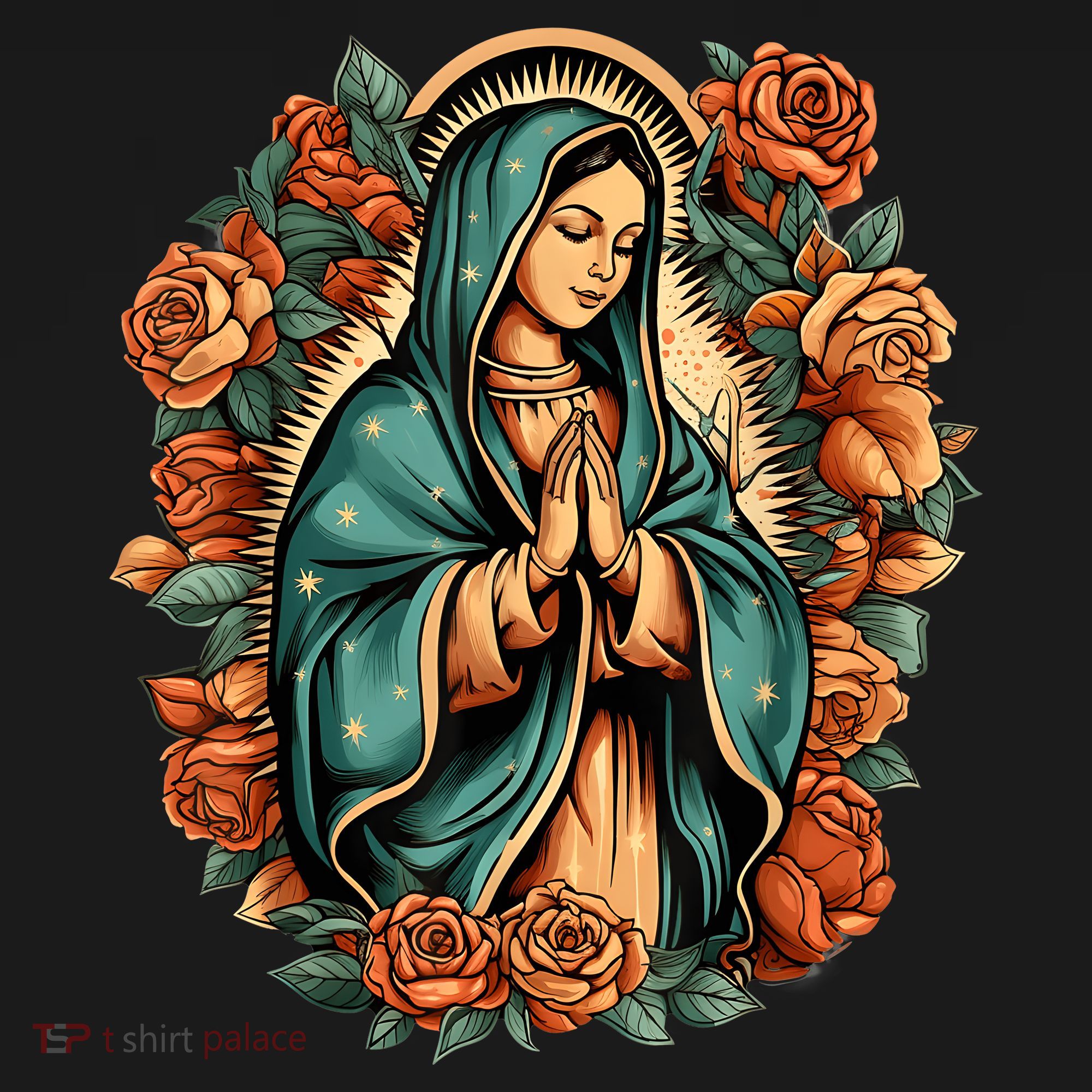 Our Lady Virgen De Guadalupe Virgin Mary Catholic Saint Art Women's Hoodie