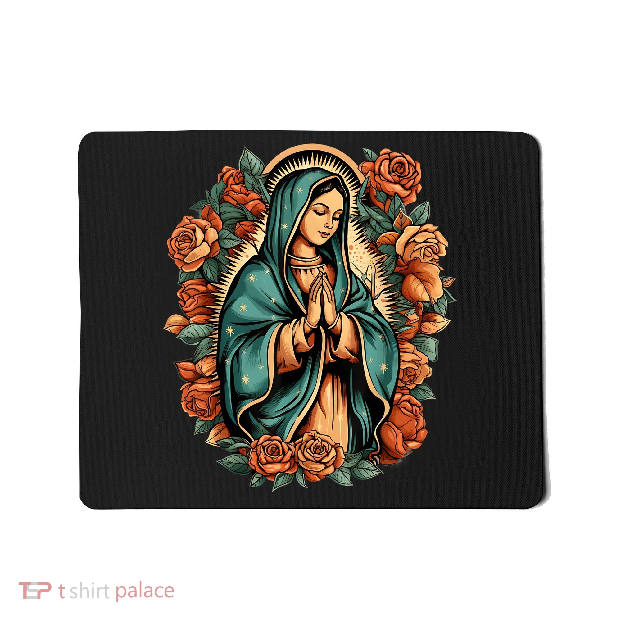 Our Lady Virgen De Guadalupe Virgin Mary Catholic Saint Art Mousepad