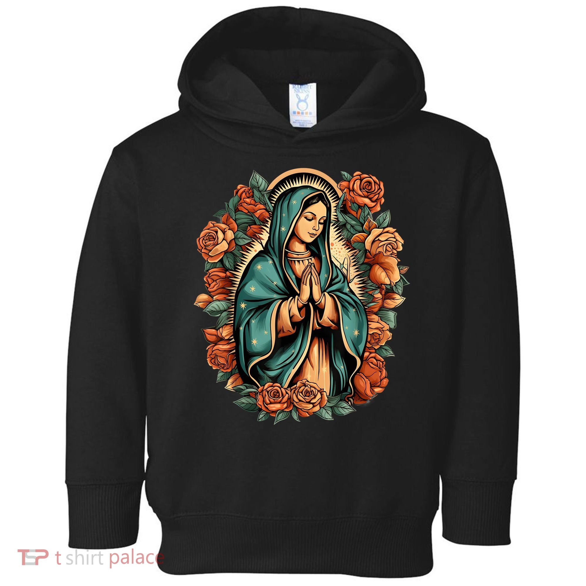 Our Lady Virgen De Guadalupe Virgin Mary Catholic Saint Art Toddler Hoodie