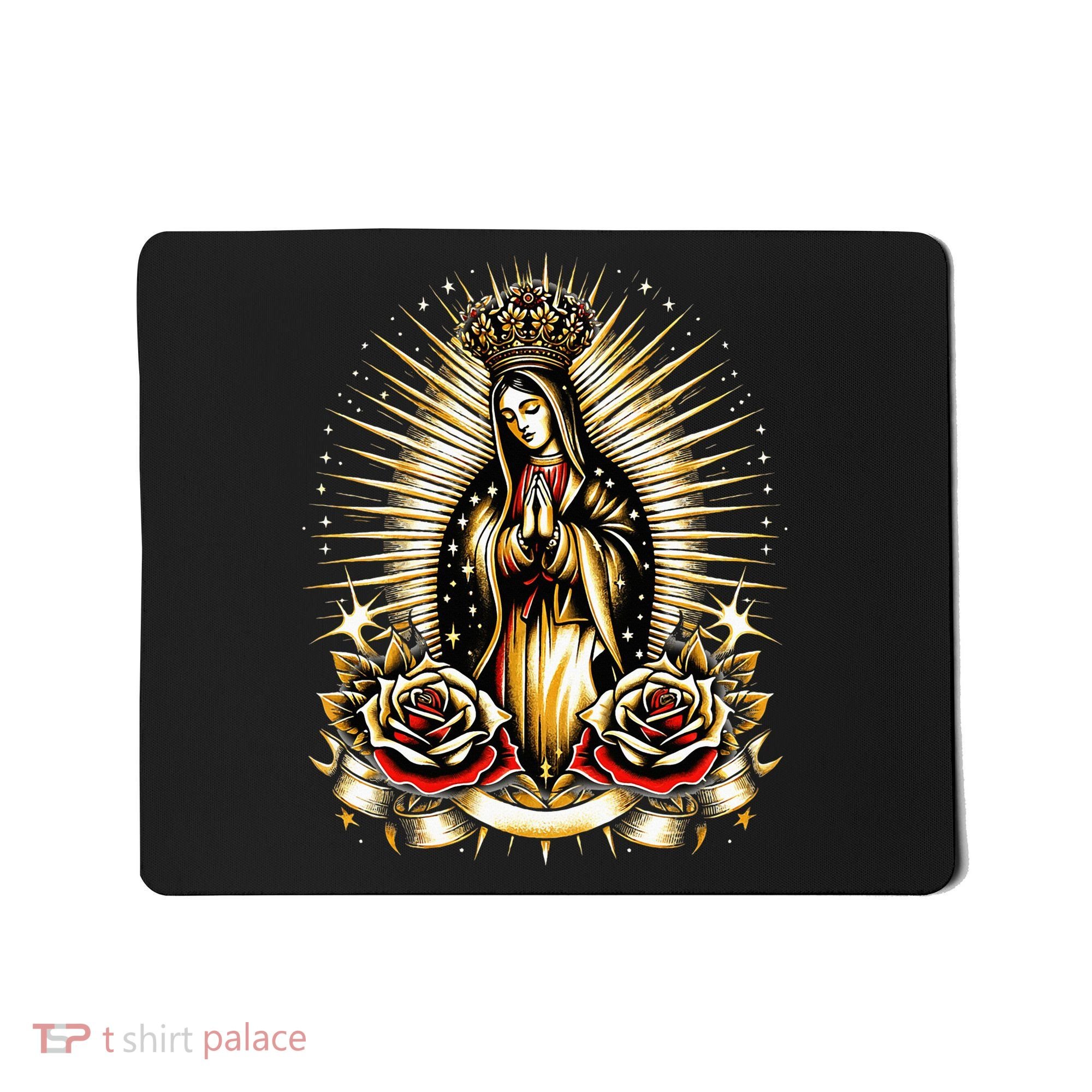 Our Lady Virgen De Guadalupe Virgin Mary Catholic Saint Art Mousepad