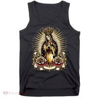 Our Lady Virgen De Guadalupe Virgin Mary Catholic Saint Art Tank Top thumb 0