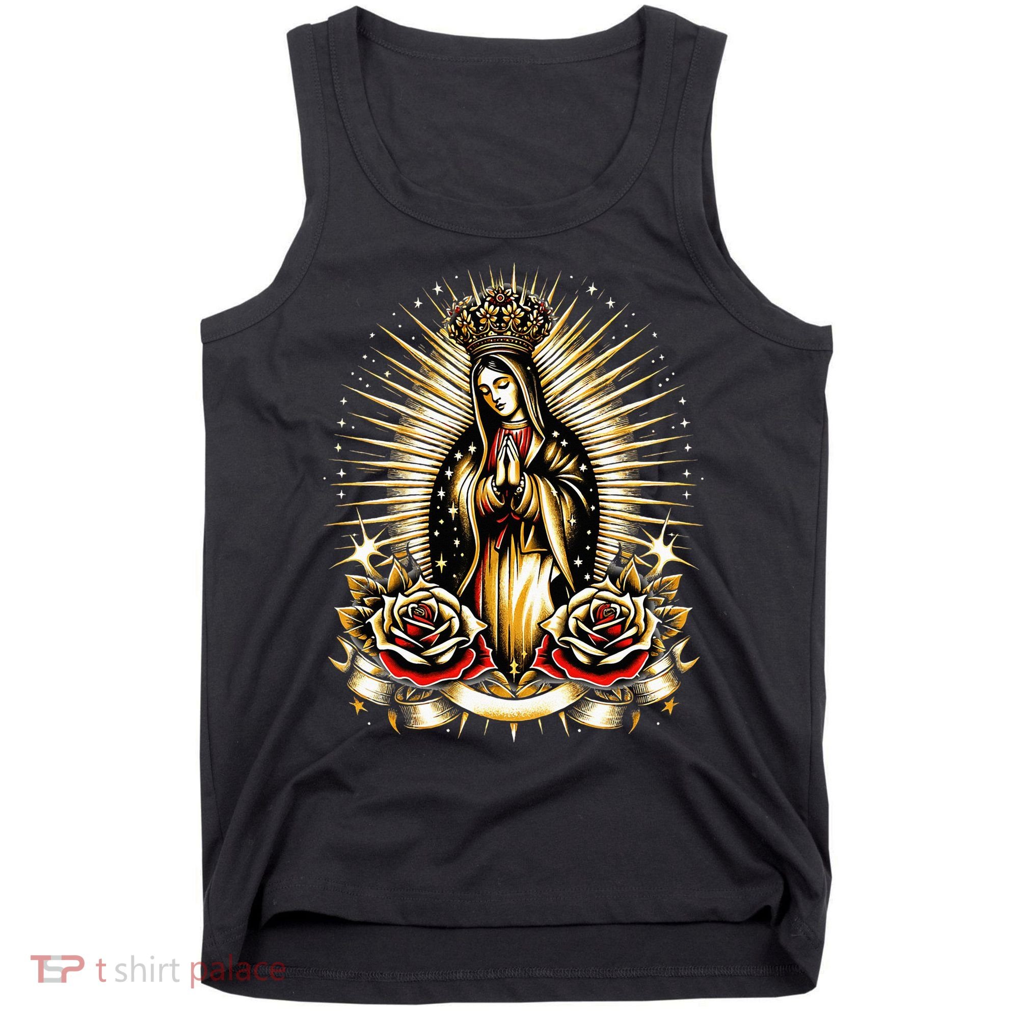 Our Lady Virgen De Guadalupe Virgin Mary Catholic Saint Art Tank Top