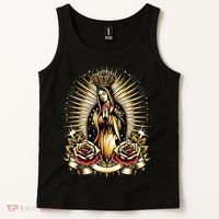Our Lady Virgen De Guadalupe Virgin Mary Catholic Saint Art Tank Top thumb 2