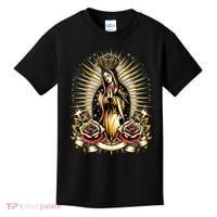 Our Lady Virgen De Guadalupe Virgin Mary Catholic Saint Art Kids T-Shirt thumb 0